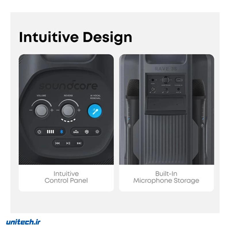 اسپیکر بلوتوثی انکر مدل soundcore Rave 3S 5